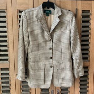 Ralph Lauren Tweed Wool Jacket size 6